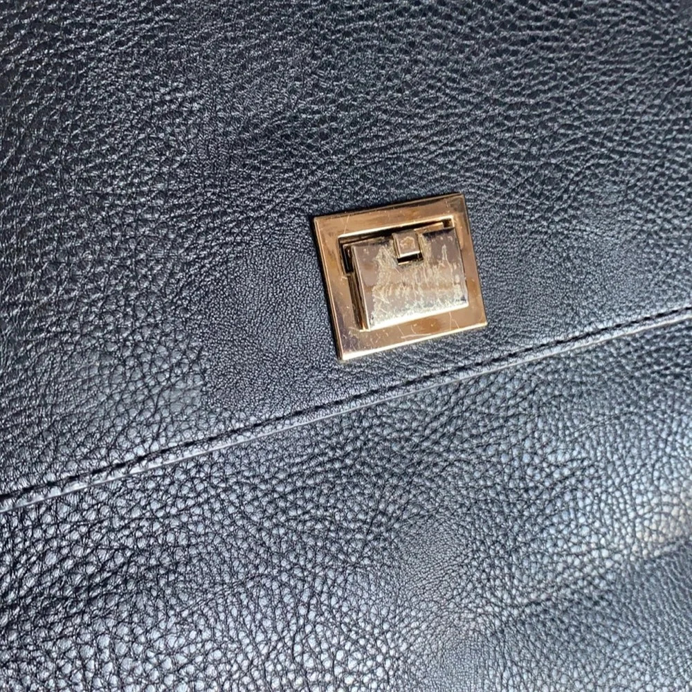 Neiman Marcus Bess Flip-Lock Faux-Leather backpack - Picture 4 of 12